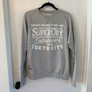 SUPERDRY GRAPHIC SWEATER MENS SIZE LARGE